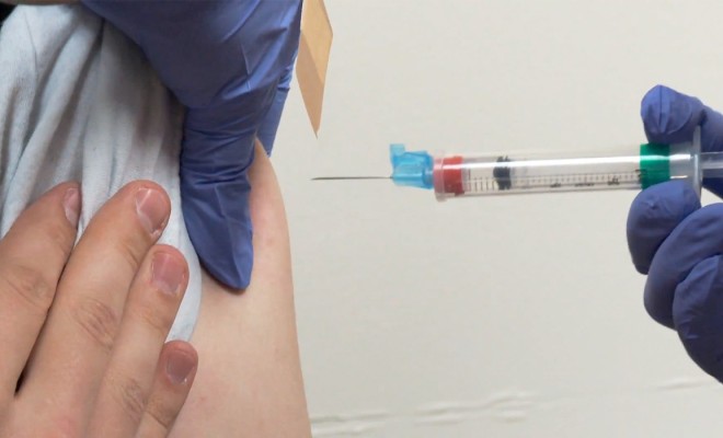 Getting a flu shot 