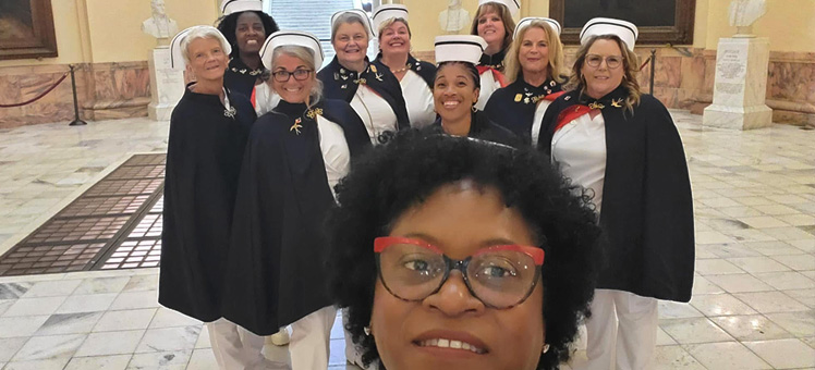 PWH Nurse Honor Guard at GA Capital 2025