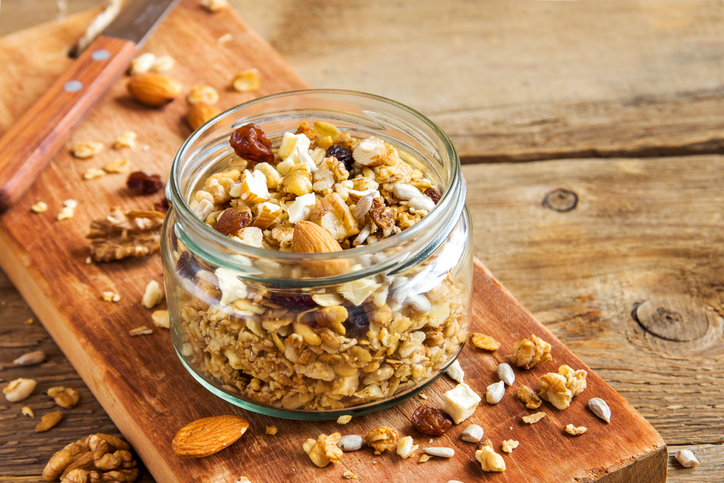 Ginger spiced granola