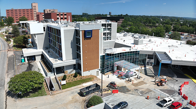 Photo of hospital under construction