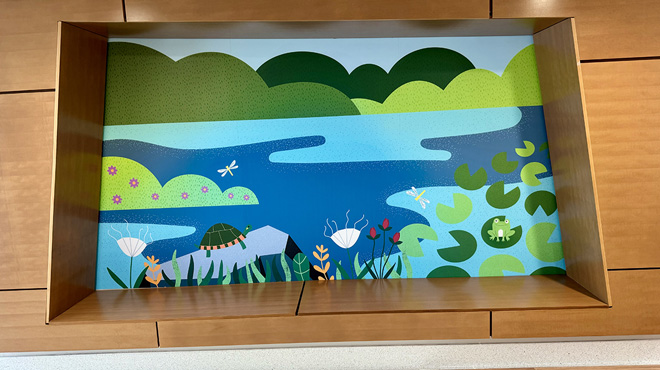 Bill and Olivia Amos Children’s Hospital Art Wall