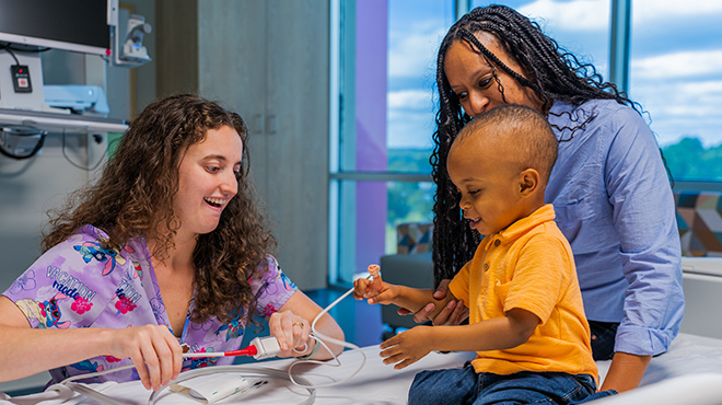 Bill and Olivia Amos Children’s Hospital Nurse